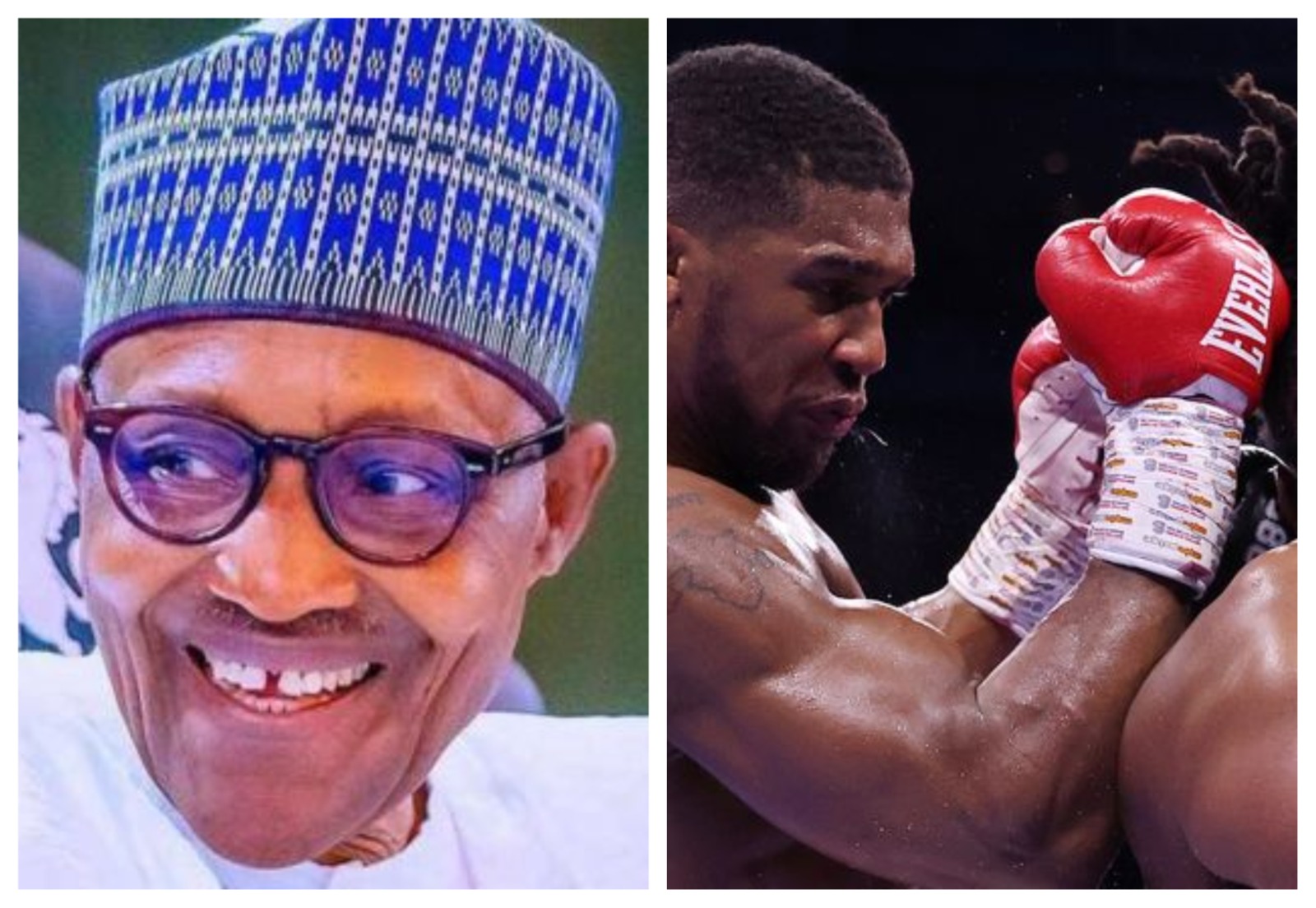 President Buhari congratulates Anthony Joshua on victory over Jermaine Franklin