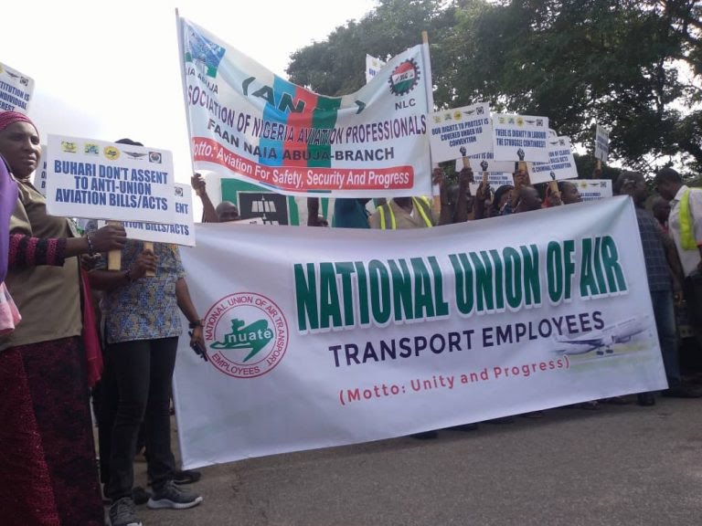 Passengers stranded as aviation unions embark on strike