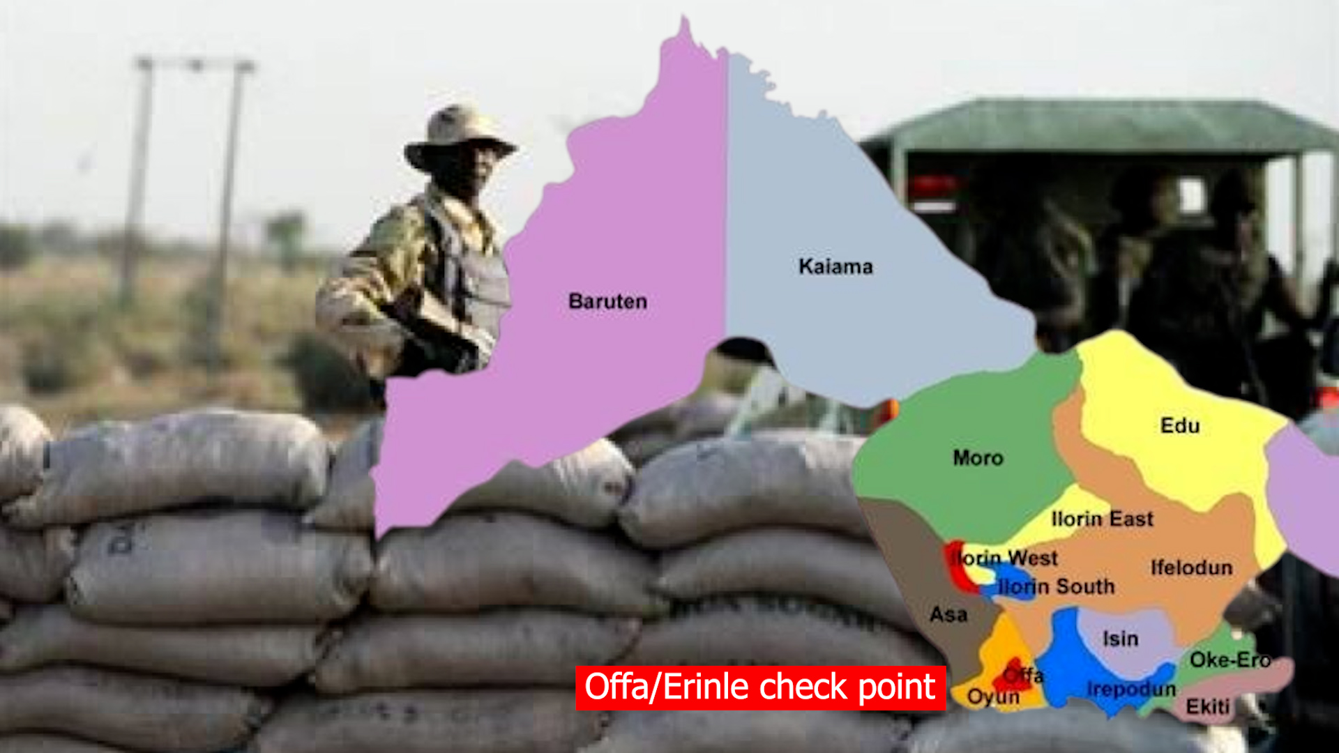 Offa/Erinle check point: motorist alleged Soldiers of extortion