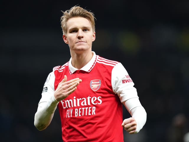 Skipper Martin Odegaard is Arsenal’s 2022/2023 player of the season