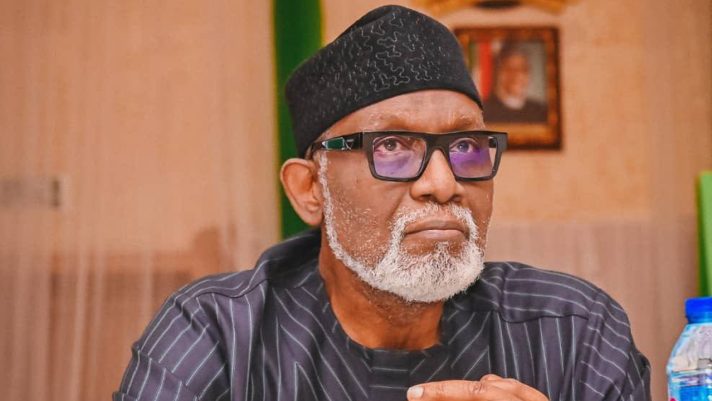 Akeredolu jets out of Nigeria over poor health