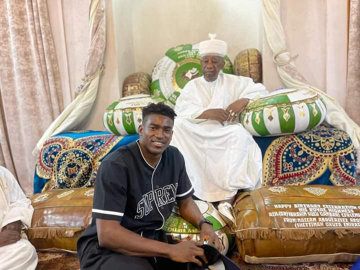 Taiwo Awoniyi visits Emir of Ilorin, seeks royal blessings