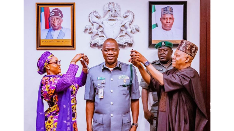 JUST IN: Vice President Shettima decorates Adeniyi as Comptroller-General of Customs