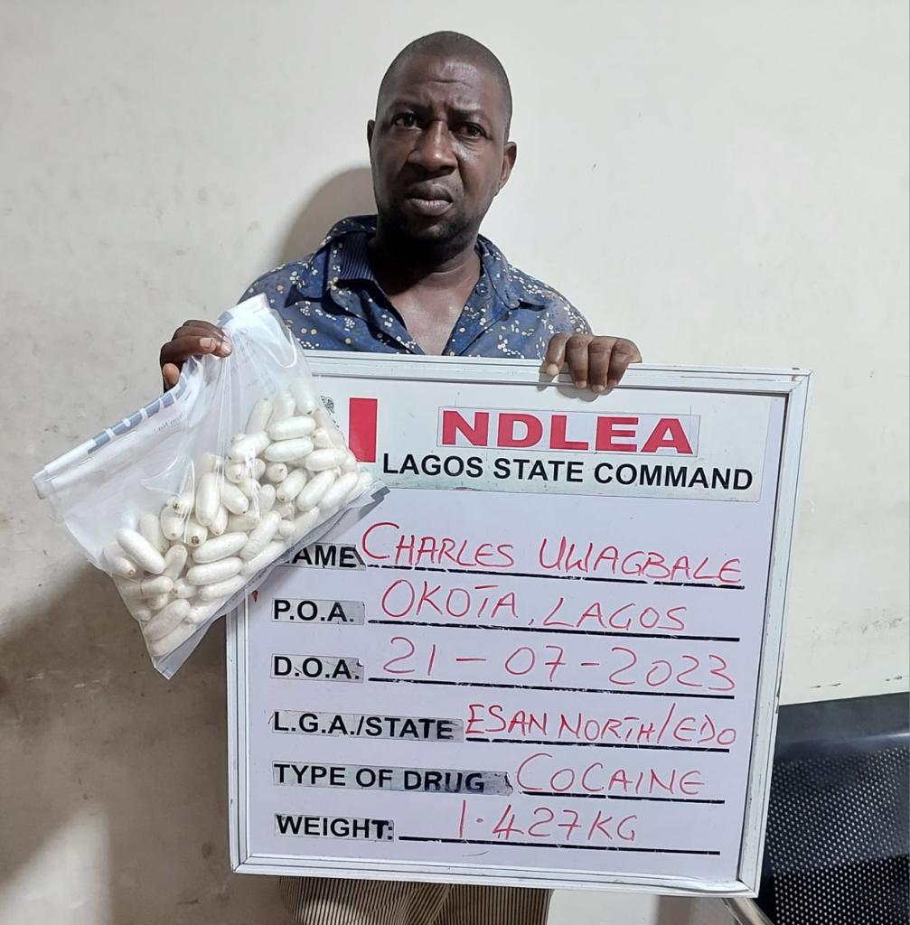 NDLEA arrests drug lord in Lagos