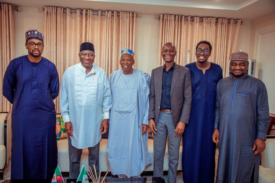 Breaking News: Jonathan Visits APC Chairman, Ganduje..See Pictures