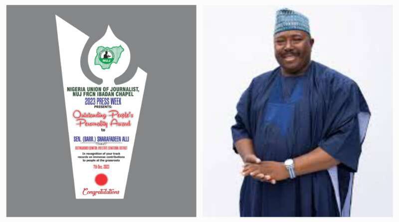 NUJ FRCN Honours Senator Alli With Prestigious Award