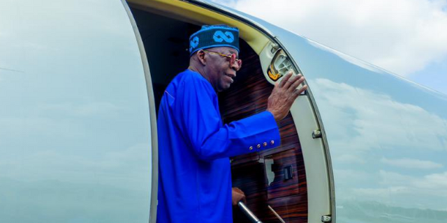 Tinubu Arrives Lagos For Christmas Holiday