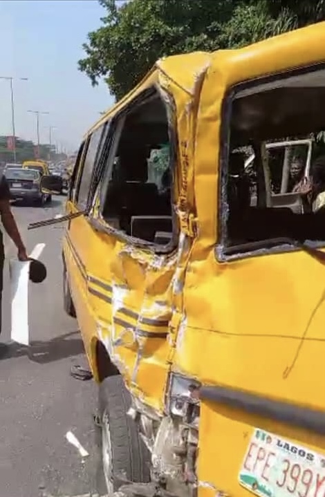 Breaking: LASTMA Rescues Three Passengers In Lagos Car Accident