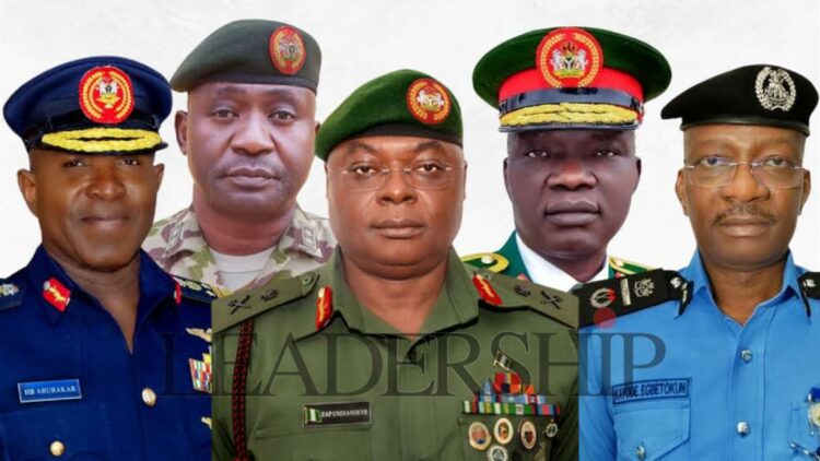 Pressure Mounts On Service Chiefs Over Rising Insecurity