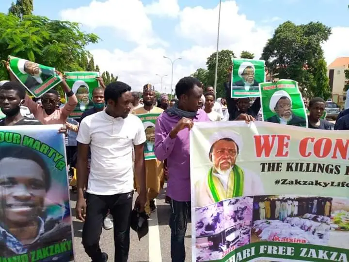 Shi’ites Burn US, Israeli Flags In Abuja Over Alleged Killing Of ‘Martyrs’