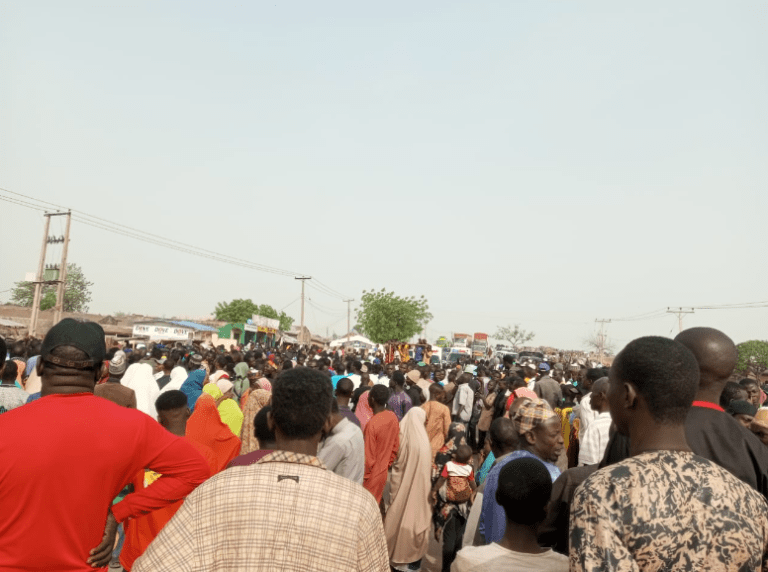 Minna Residents Take To The Streets In Protest Gunshots Erupt Amid Hardship Demonstrations