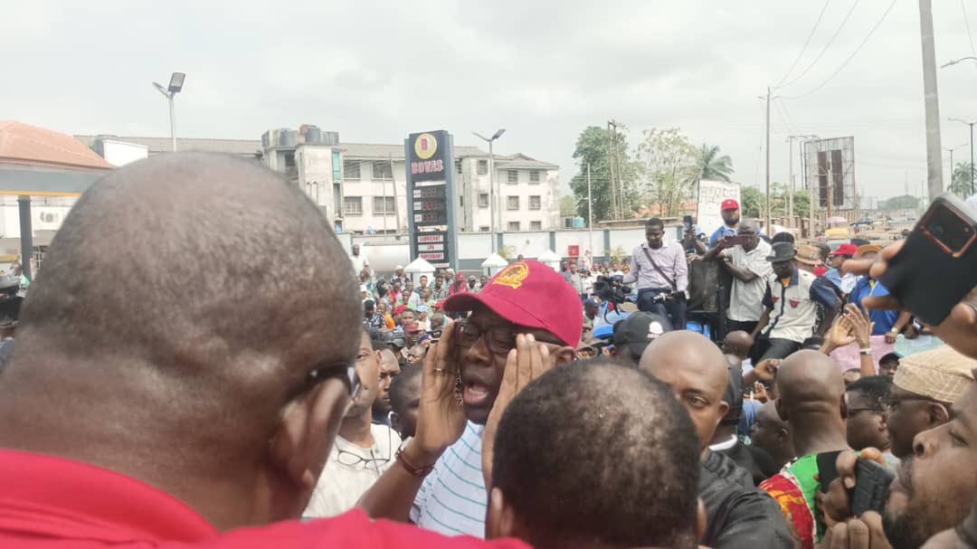 Makinde Joins NLC Protest In Oyo