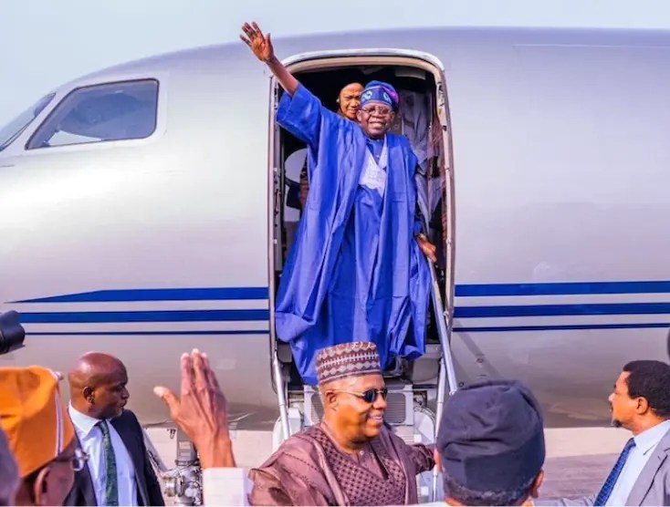 Tinubu Returns To Abuja Following Successful AU Summit Unveiling Details