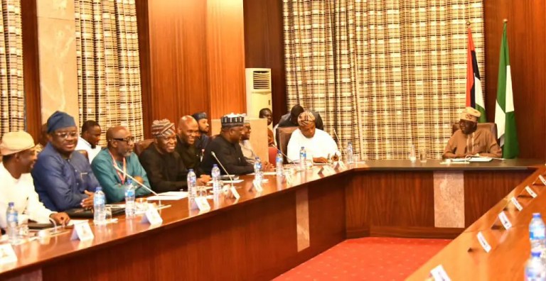 Tinubu Engages In Critical Talks With Dangote, Elumelu, And Business Tycoons In Exclusive Meeting