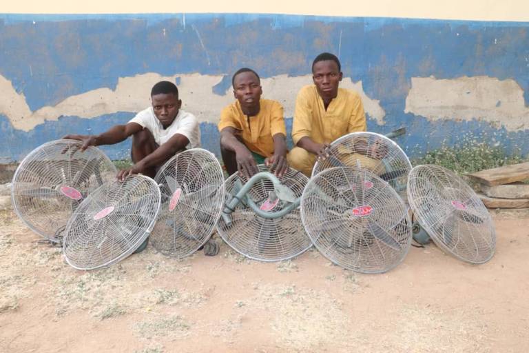 Three Suspects Nabbed In Mosque Robbery Case Involving Seven Wall Fans