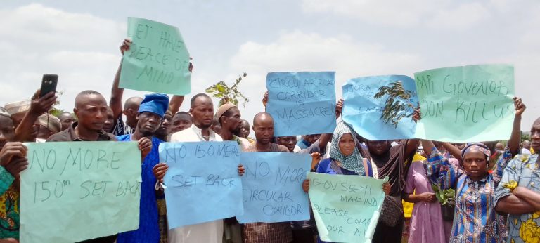 Oyo Communities Protest Against Planned Demolition Of Houses For Road Construction