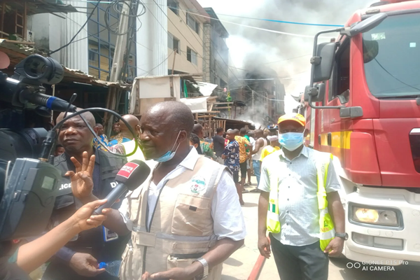 Idumota Fire: NEMA Cautions Traders On Safety