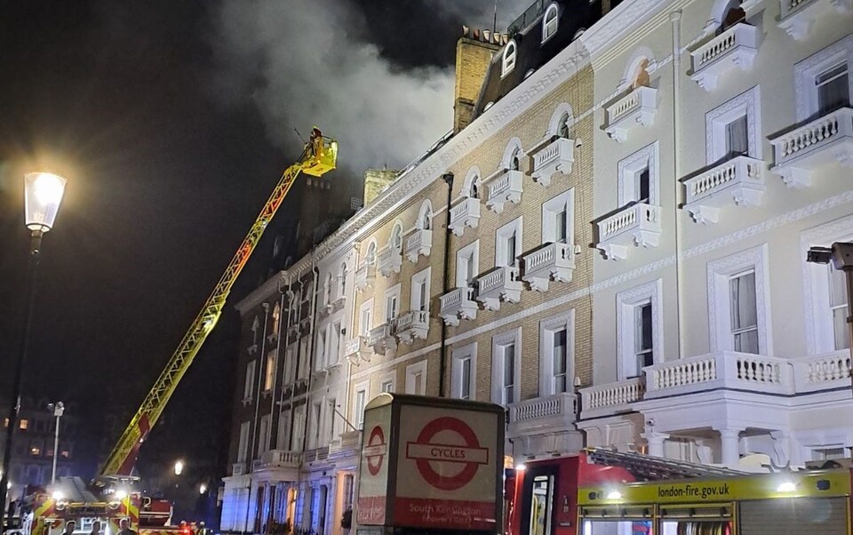 JUST-IN: 11 Hospitalised In London Apartment Inferno