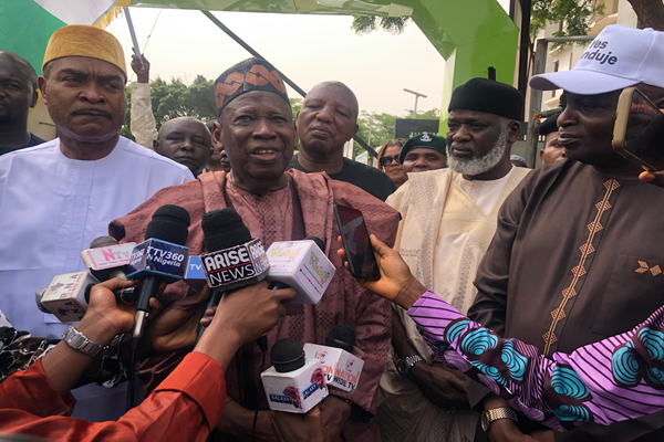 JUST-IN: Akinterinwa, Kekemeke Absent As Ganduje, Other Top APC Members Hold Peace Meeting Over Ondo Primary Outcome