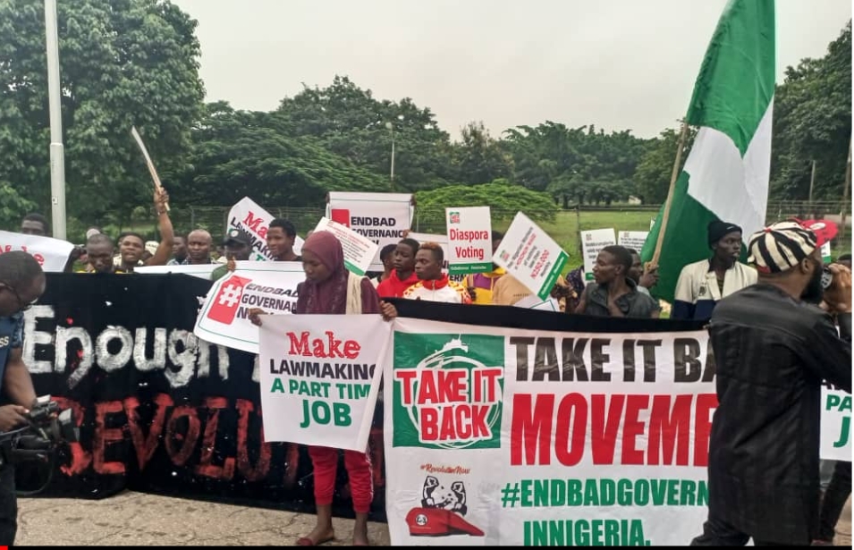 Hunger Protesters Converge on Abuja Stadium