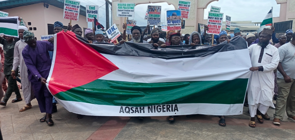 Nigerian Muslim Leaders Protest Killing of Palestinians by Israeli Government