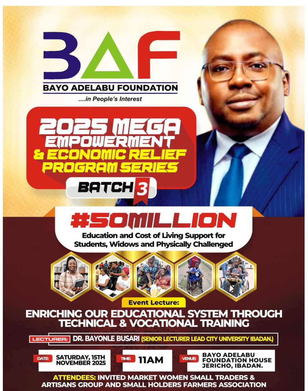 Adelabu Begins Mega Empowerment, Economic Support Programme